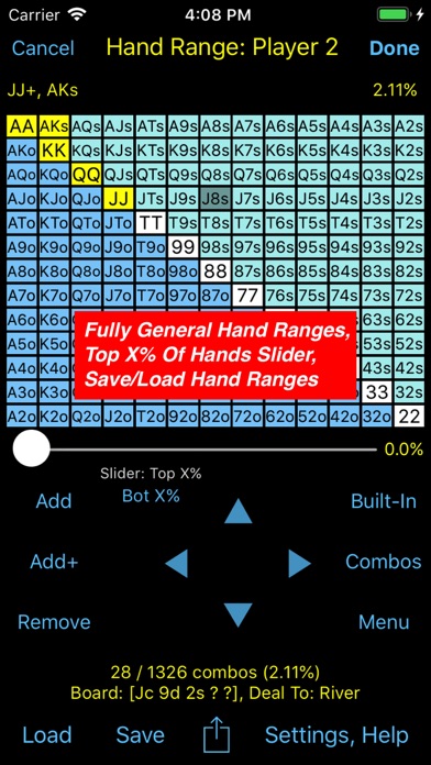 PokerCruncher - Advanced Odds Screenshot