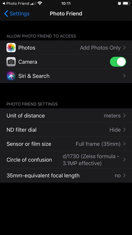 Photo Friend exposure and DoF screenshot-4