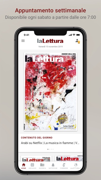 la Lettura Corriere della Sera Screenshot