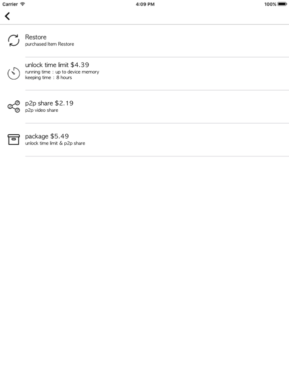 NoWorry - Auto Delete Camcoder iPad screenshot 5 - Photo & Video app
