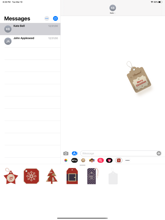Screenshot #5 pour Christmas gift tags stickers