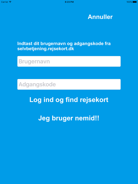 Rejsekort med Bus Tog og Metro iPad screenshot