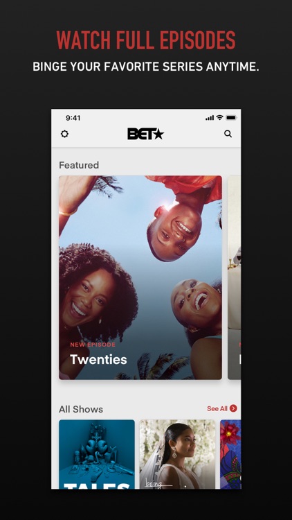 BET NOW - Watch Shows
