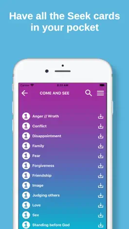 Game screenshot Seek cards app apk