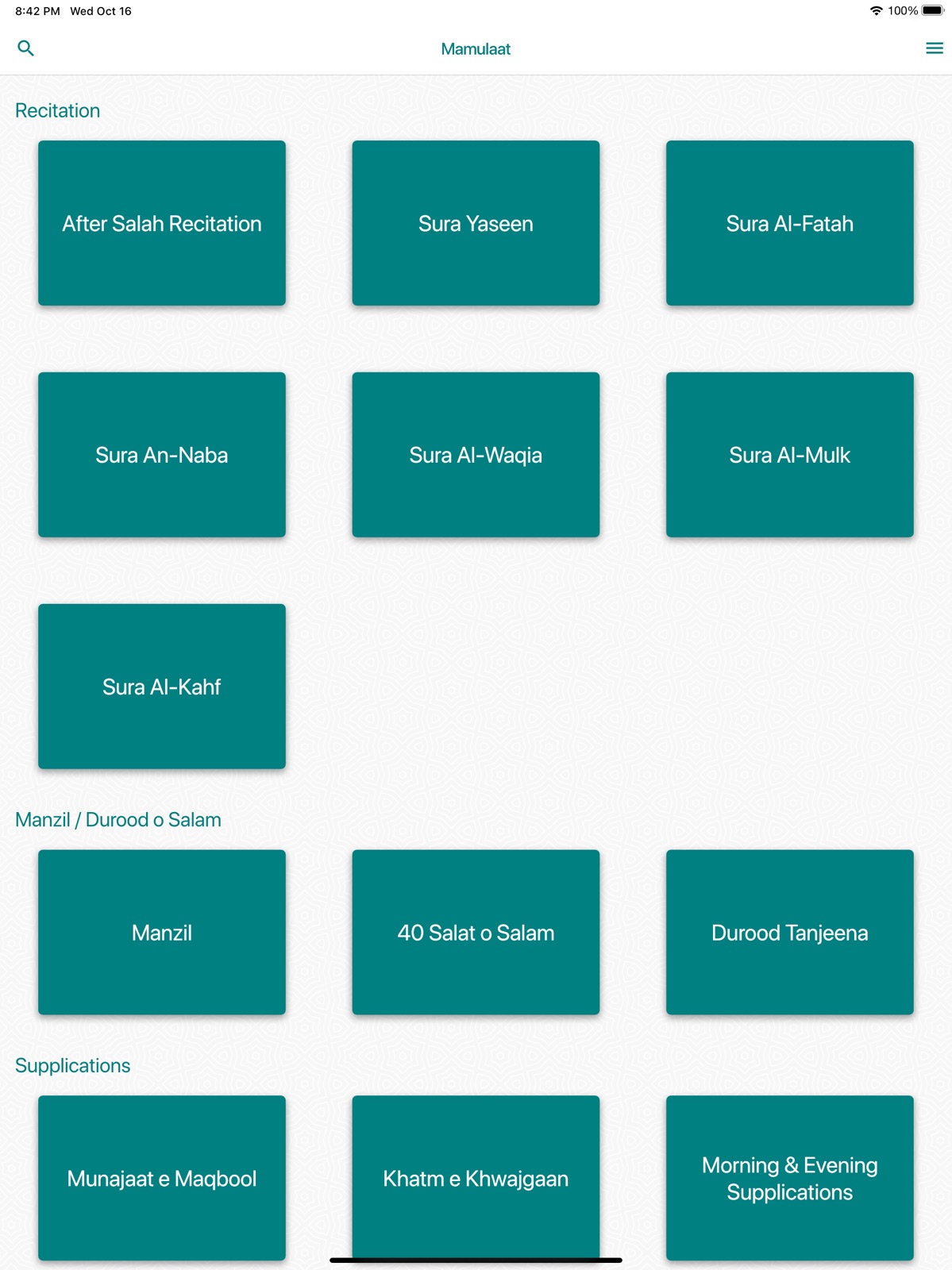 Mamulaat ipad screenshot 1