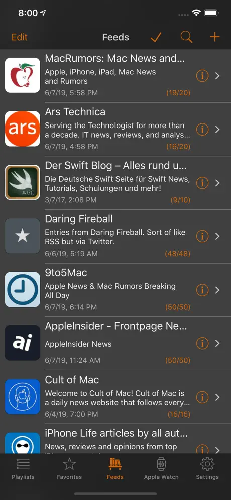 Legi (RSS Feed Reader)