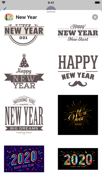 Happy New Year: Stickersのおすすめ画像5