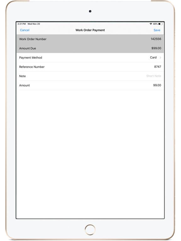 App screenshot