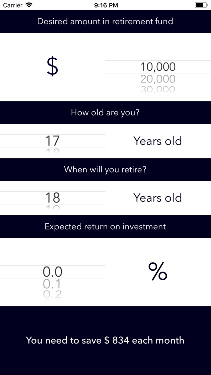 Retirement Planner +