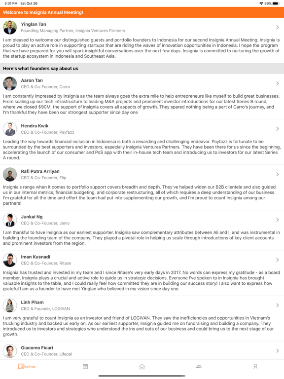 Screenshot #4 pour Insignia Event