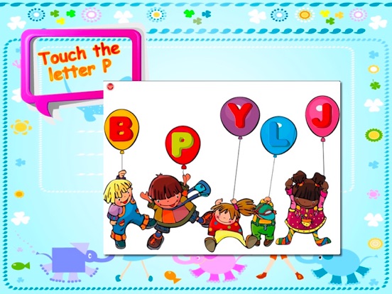 Alphabet ABC flash cards iPad screenshot