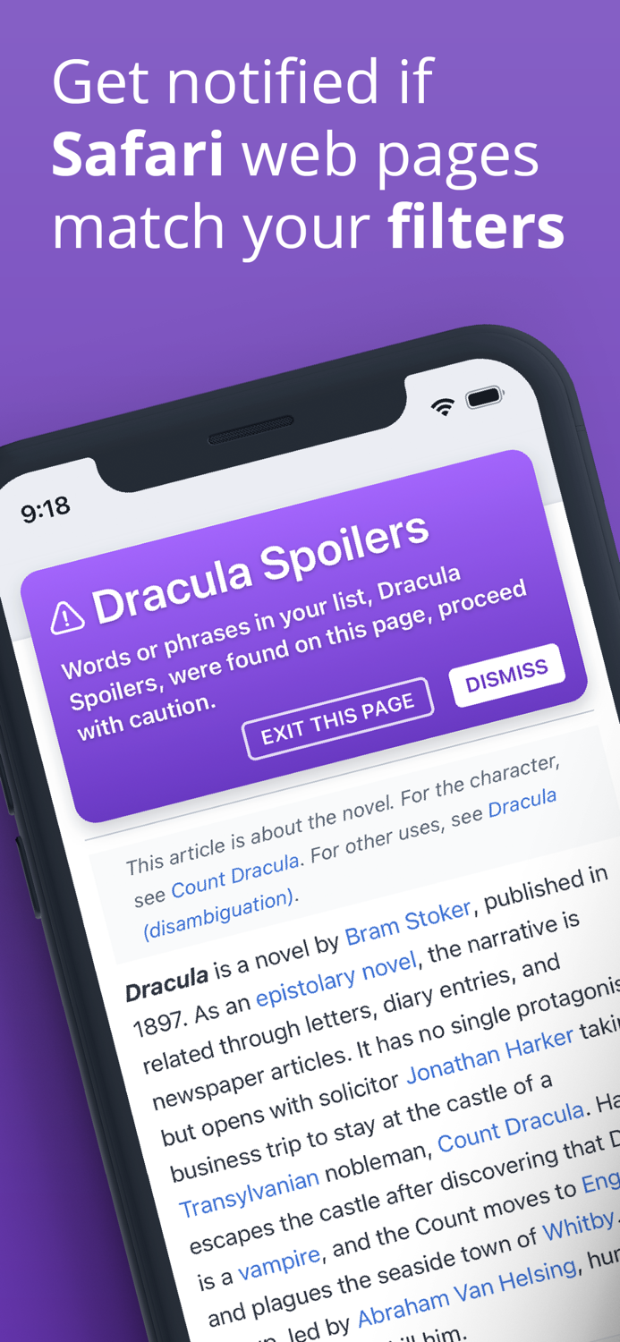 Web Mute Content Warnings