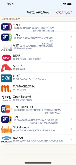 Game screenshot Ελλάδα Τηλεοπτικό Πρόγραμμα mod apk