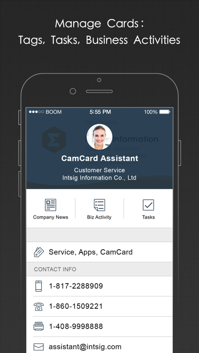 How to cancel & delete CamCard Business from iphone & ipad 4