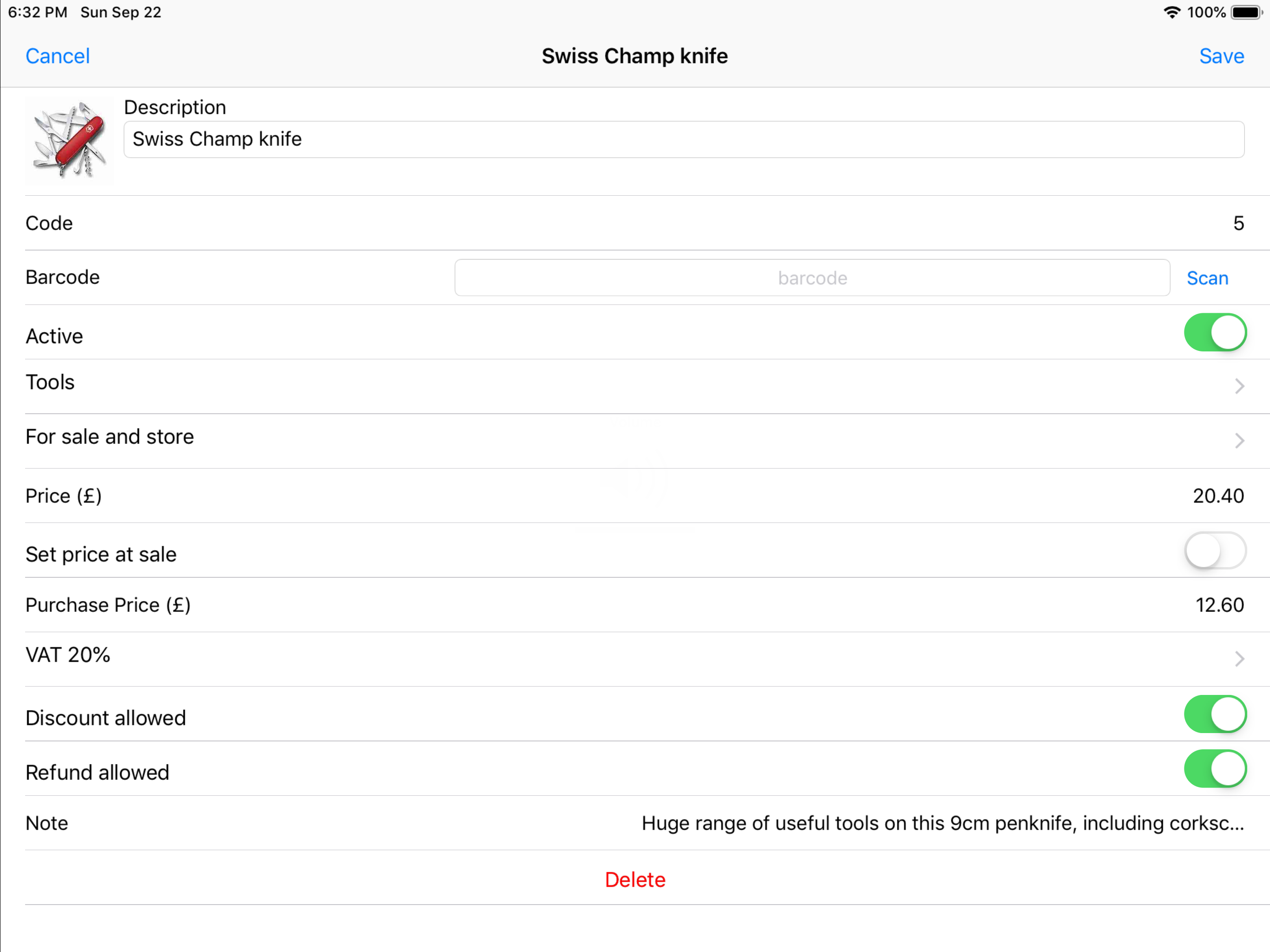 SW Point of Sale screenshot 12