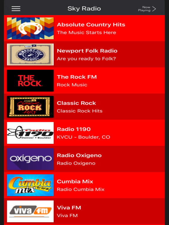 Screenshot #4 pour SkyRadio Radio Stations Music