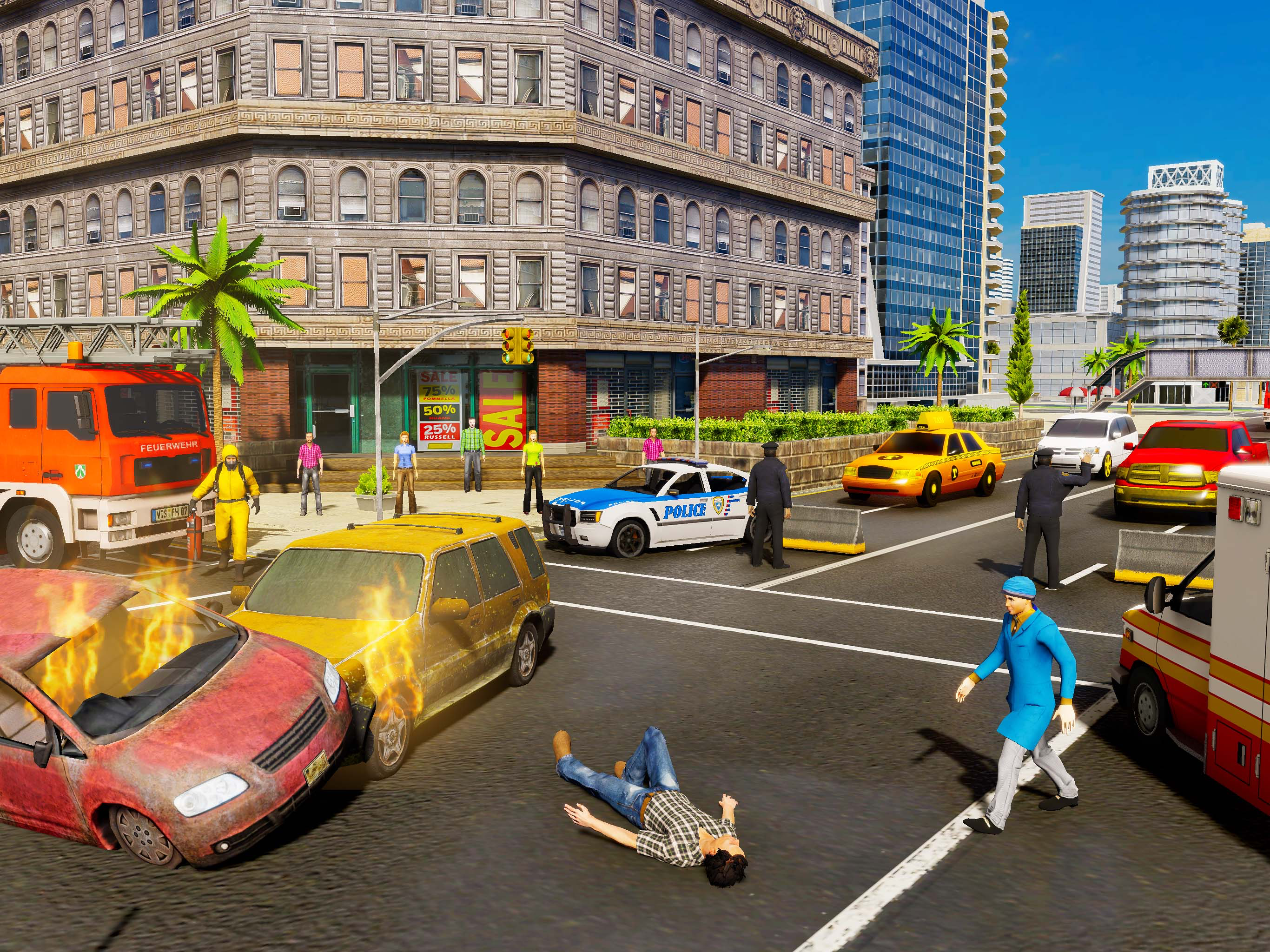 911 Emergency Rescue Sim RPG screenshot 10
