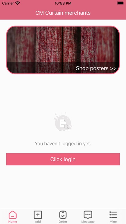 Curtain sales merchant