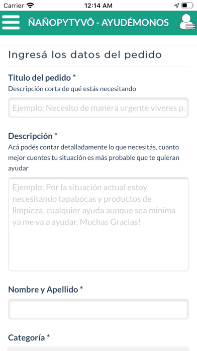 App screenshot