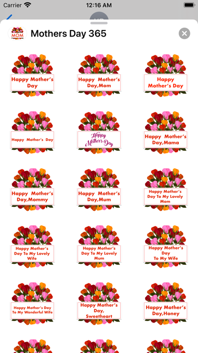 Mother's Day 365 Stickers screenshot 2