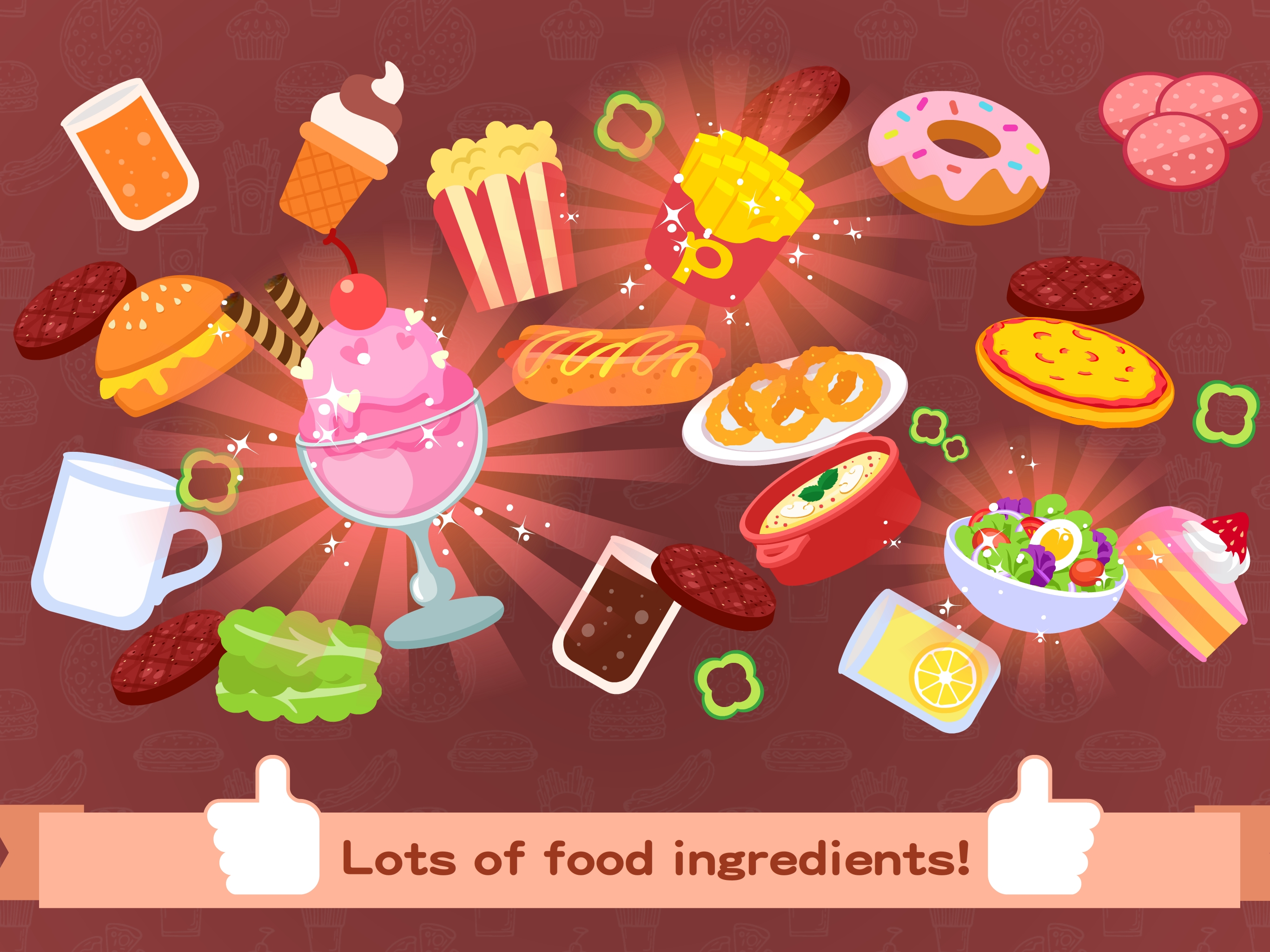 Purple Pink Burger Shop screenshot 9