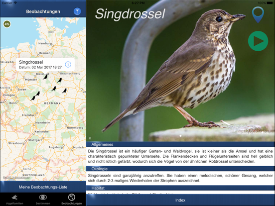 Vogel Id Schweiz iPad screenshot 4 - Reference app