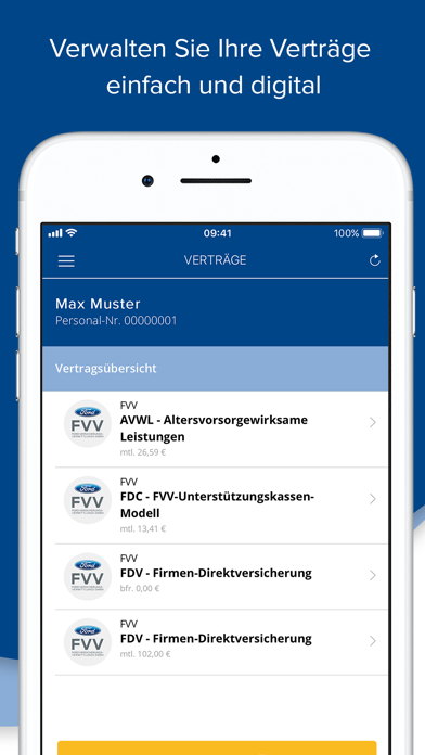 Ford Versicherungs-App screenshot 2