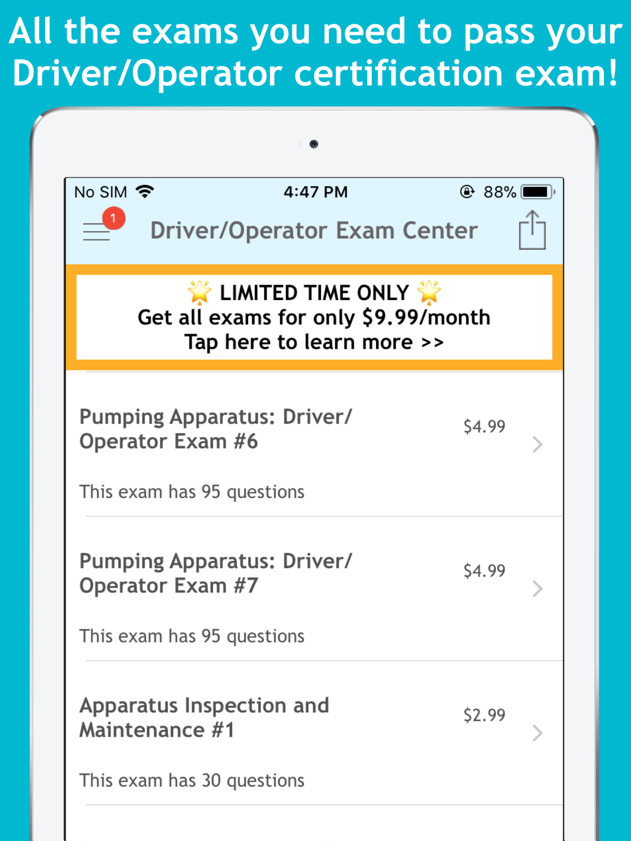 Driver Operator Exam Center