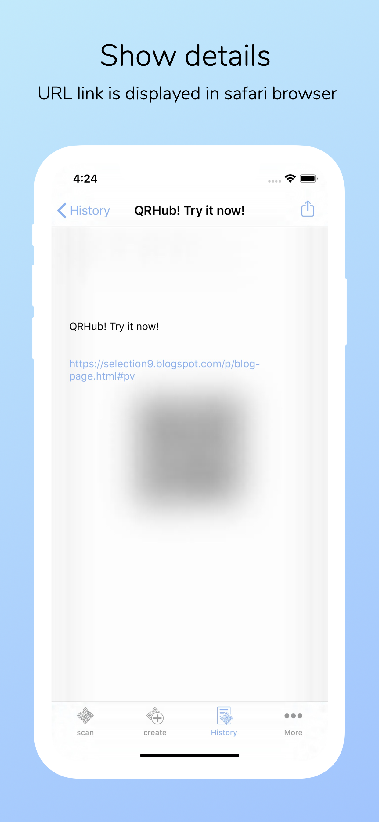 QRHub - QR Code Reader/Creator