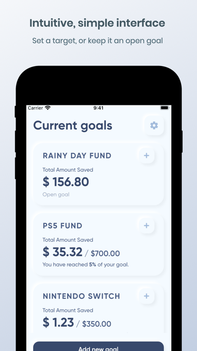 Screenshot #1 pour Reify - Achieve Saving Goals