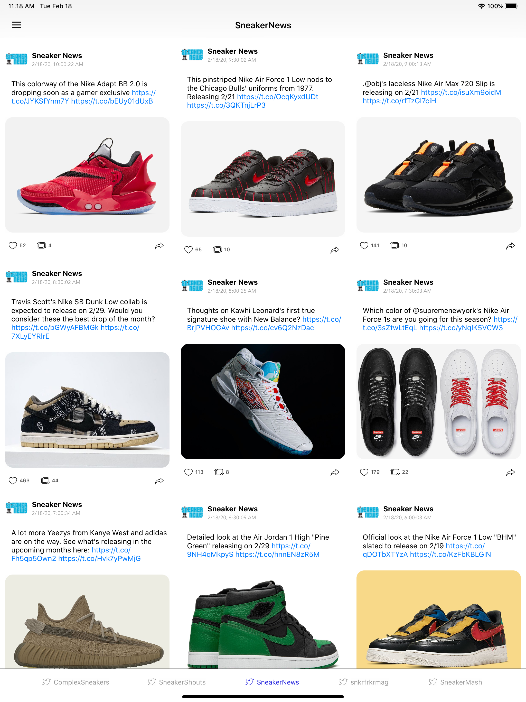 Sneakers News Geek