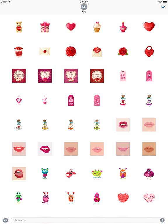 Screenshot #6 pour Love - Stickers