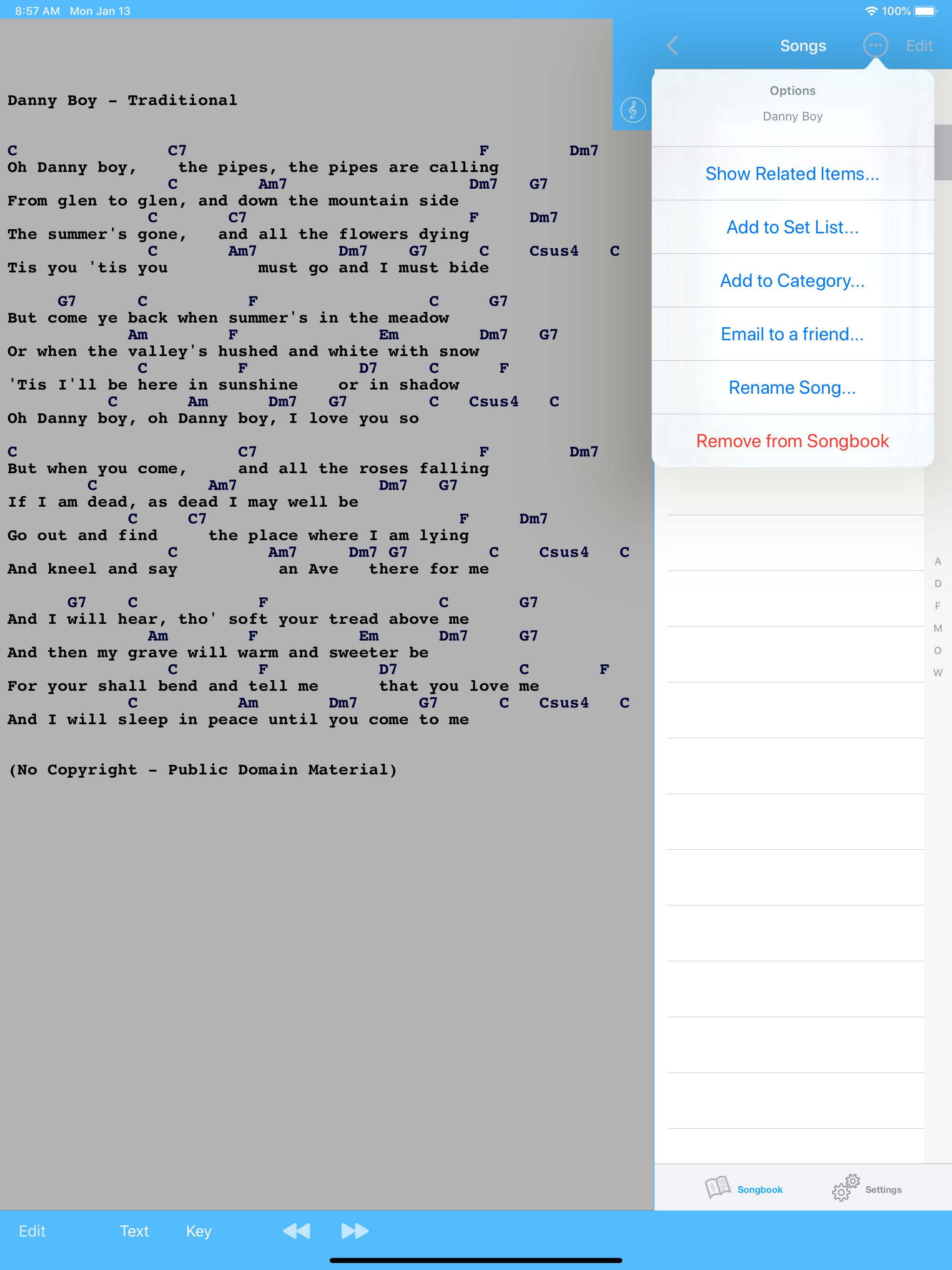 Songbook Simple