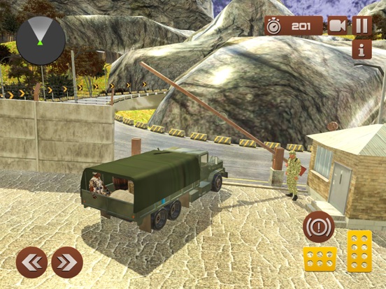 Army Border Cargo Transport iPad screenshot