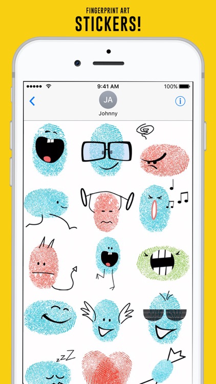 Fingerprint Me Stickers!