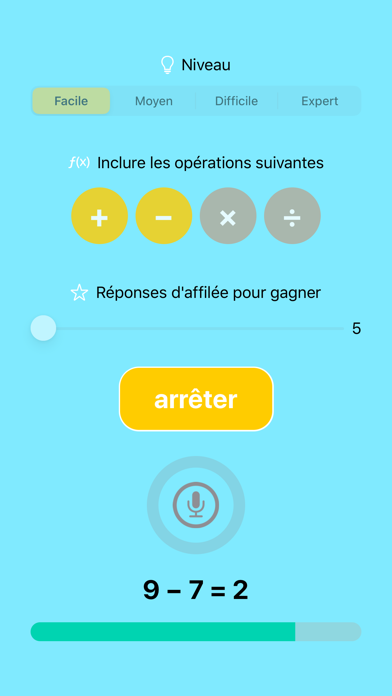 Screenshot #3 pour Calcular, calcul mental