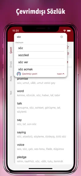 Game screenshot Çeviri +: Tercüme Sesli Sözlük apk