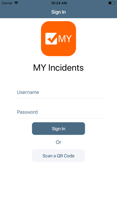 MY Incidents Screenshot