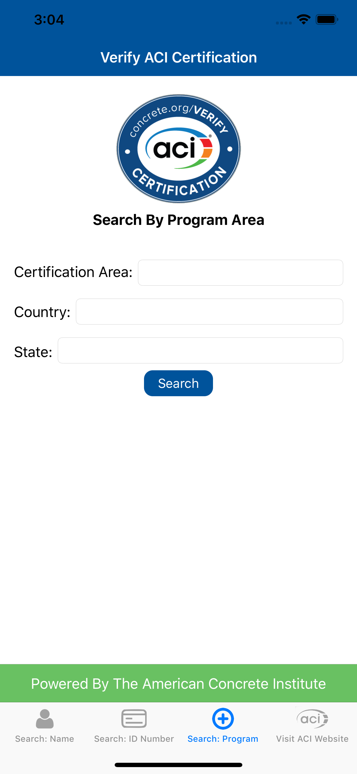 ACI Certification Verify