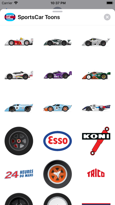 Screenshot 1 of SportsCar Toons App