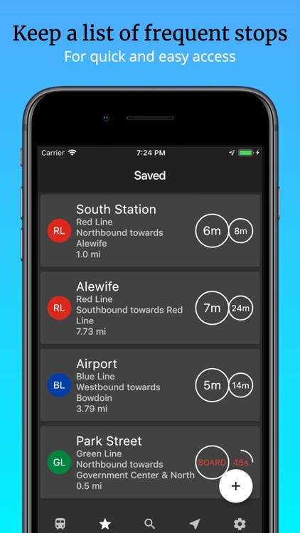 meTro: MBTA Subway Tracker screenshot-4