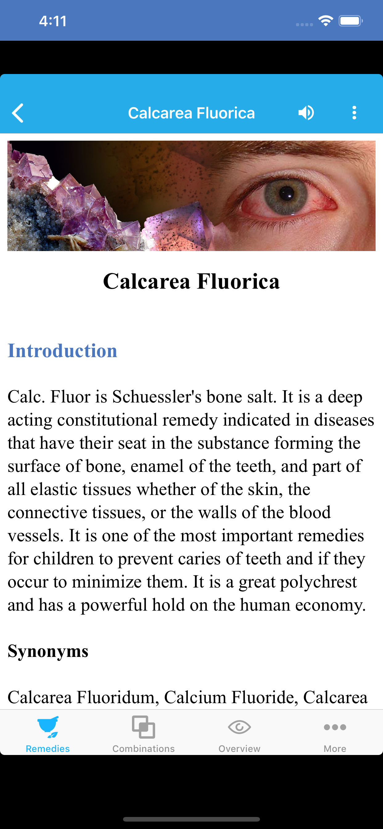 Biochemic Tissue Salts