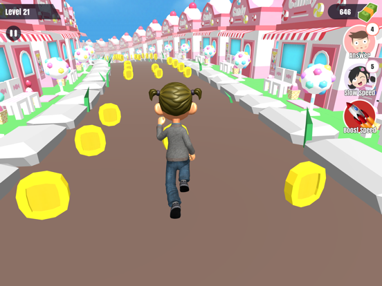 Run Math Runner – Solve Quiz iPad screenshot