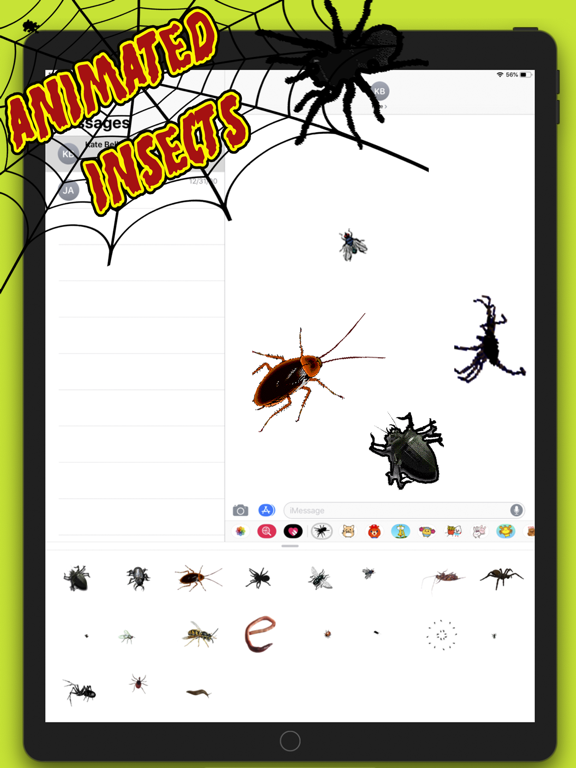 Screenshot #4 pour Animated Insects Sticker App