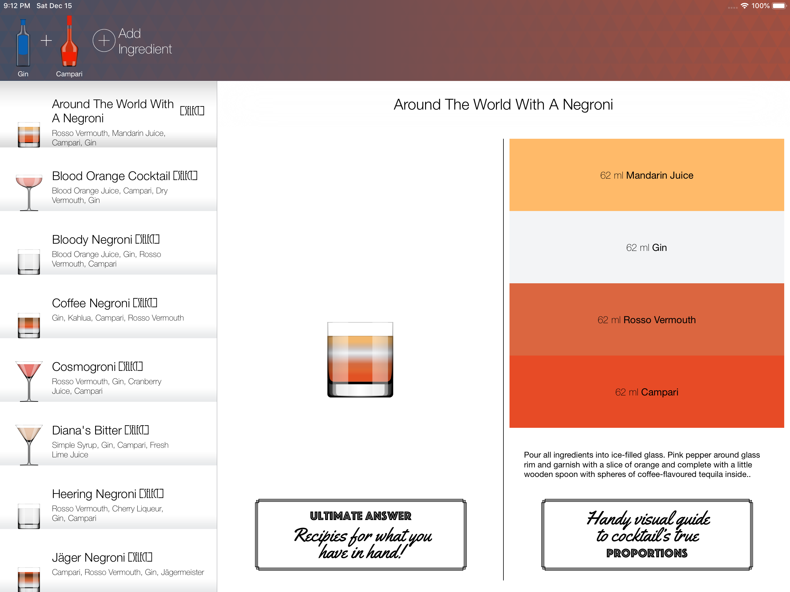 Melange Maestro Cocktails screenshot 6