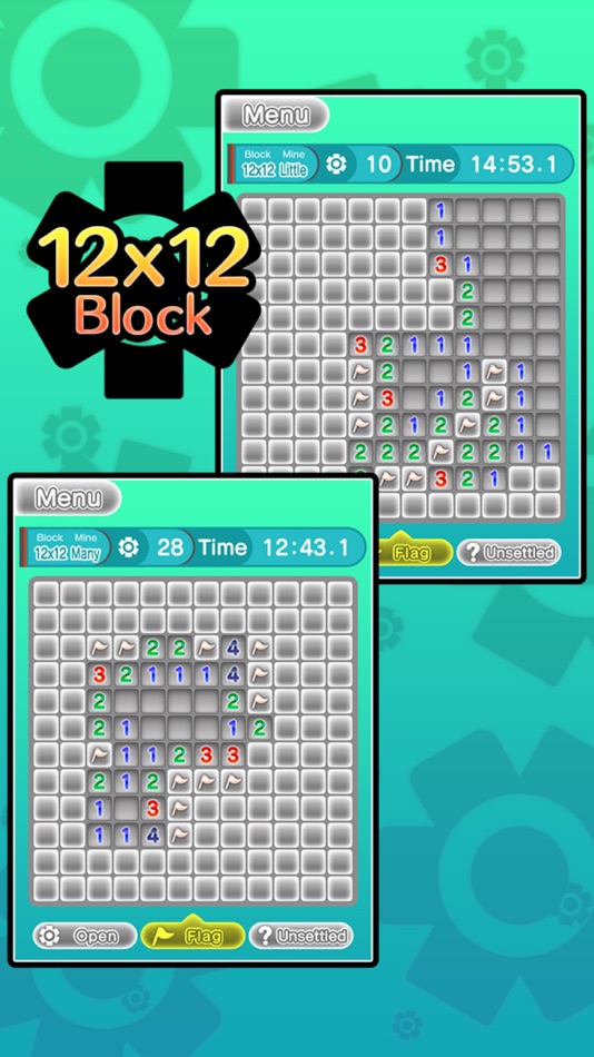 #3. Basic MineSweeper (iOS) 由: RUCKYGAMES CO., LTD.