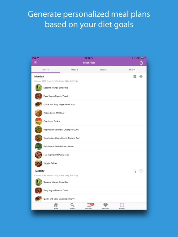 Vegan Eats iPad screenshot 6 - Food & Drink app
