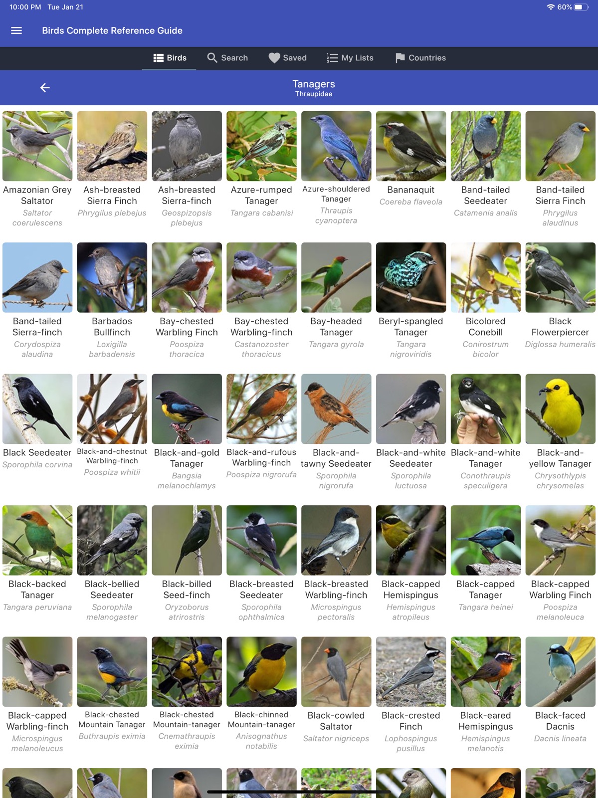 Birds Complete Reference Guide ipad screenshot 4