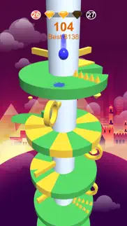 hop ball-bounce on stack tower iphone screenshot 3