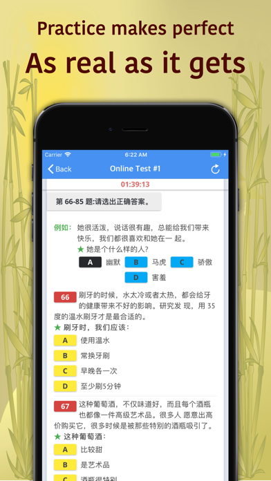 HSK-4 online test / HSK exam Screenshot